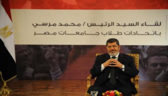 لقاء الرئيس محمد مرسي مع رؤساء اتحاد طلاب جامعات مصر (صور) و (متلفز)