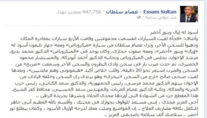 عصام سلطان يتهم مجدي الجلاد بالجنون والعته  " أسود له إريال وينور أخضر "