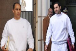 اليوم محاكمة نجلي المخلوع بتهمة التلاعب بالبورصة