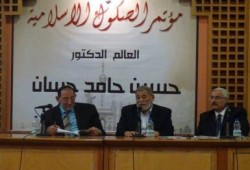 د. حسين حامد فى ندوة الحرية والعدالة : الشريعة الاسلامية هى السبيل لخروج اى دولة من كبوتها