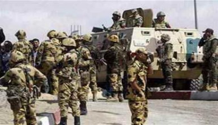 إنتشار مكثف للقوات والآليات بشمال سيناء على إثر أزمة الجنود المختطفين