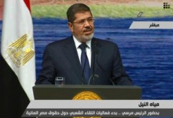 ملخص كلمة الرئيس مرسي بالمؤتمر الوطني بشأن أزمة سد النهضة الأثيوبي