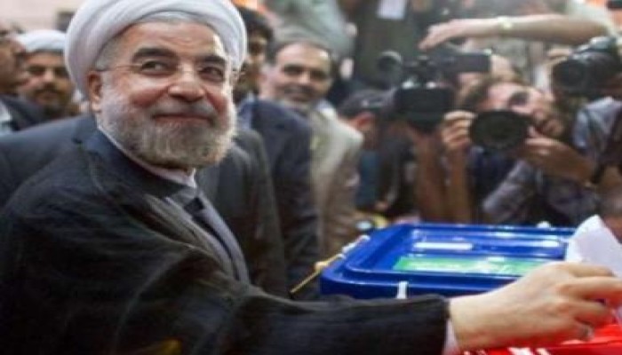 فوز حسن روحاني في الانتخابات الرئاسية الإيرانية