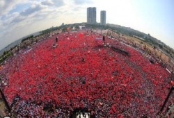 لليوم الثاني على التوالي .. مليونية حاشدة بحضور أردوغان في تركيا (صور - فيديو)