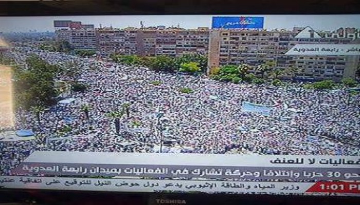 مع بداية الفعاليات المتظاهرون يتجاوزون 2 مليون مصري