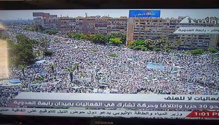 مع بداية الفعاليات المتظاهرون يتجاوزون 2 مليون مصري