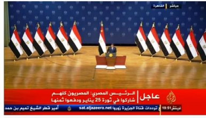 خطاب الرئيس محمد مرسى إلى الشعب المصرى كاملا (متلفز)