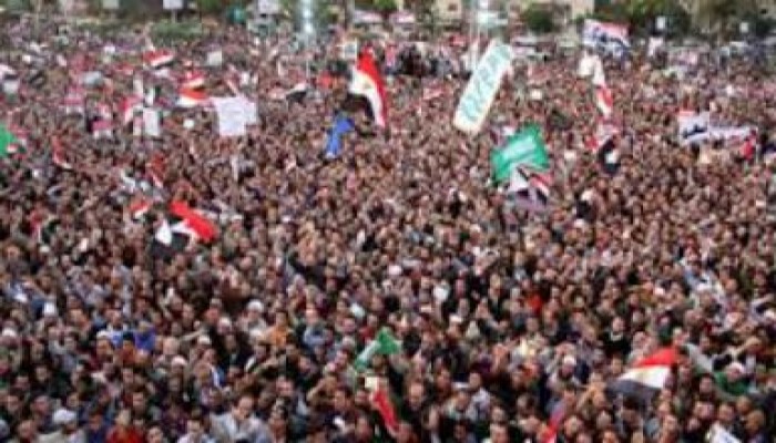 ملايين المصريين  تحتشد في ميادين مصر تأييد للشرعية
