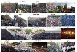 صورة وتعليق محافظات مصر تنتفض دعما للشرعية