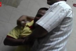 بالفيديو والد شهيد الكيت كات " ابني كان في حضني شوفوه يمكن ما متش "