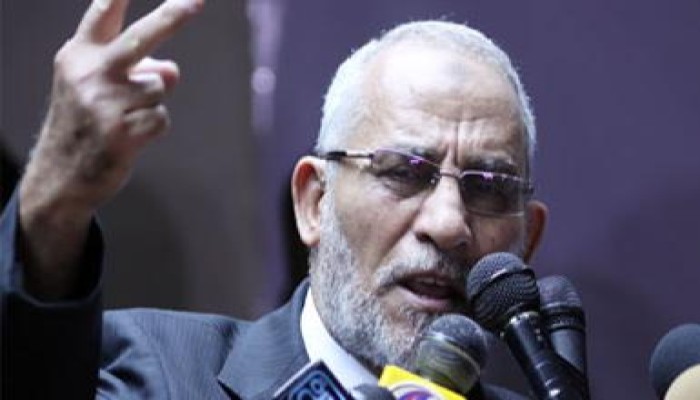 فضيلة المرشد يشارك في تظاهرات رابعة العدوية