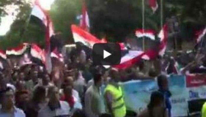 فرنسا الآلاف يتظاهرون ضد الانقلاب العسكري في مصر (متلفز)