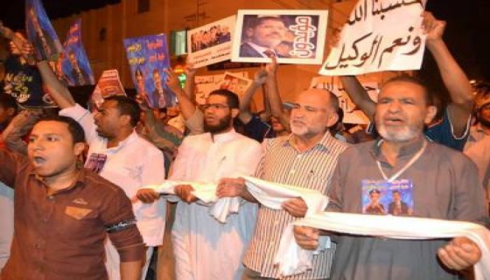 بالصور الوادي الجديد تعلن دعم الشرعية ورفض الانقلاب