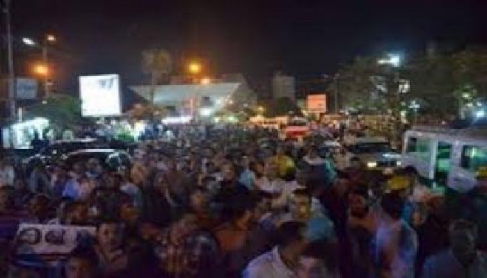 بلطجية يعتدون على مسيرة لدعم الشرعية بالمنوفية
