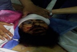 المحلة ترتدي السواد حزنا علي استشهاد مصطفي حامد علي يد بلطجية السيسي