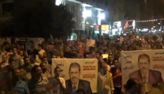 عشرات الآلاف بالمنصورة يخرجون في مليونية الإصرار ضد الإنقلاب العسكرى (متلفز)