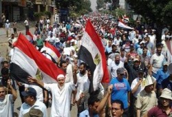 مسيرة بعشرات الآلاف في مدينة نصر في مليونية كسر الانقلاب