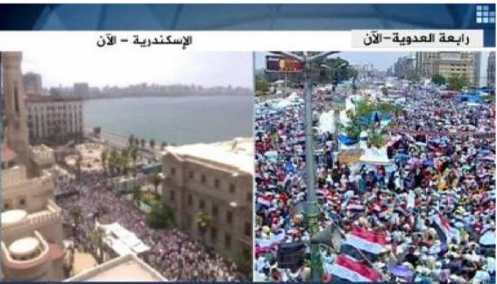 مصر تنتفض  في مليونية " كسر الانقلاب "