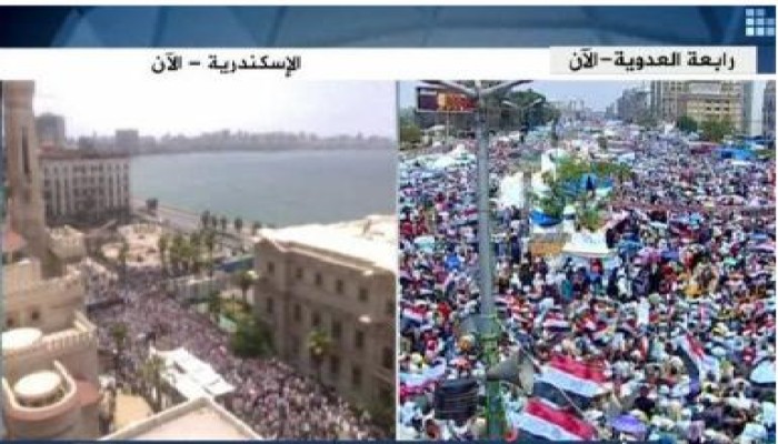 مصر تنتفض  في مليونية " كسر الانقلاب "