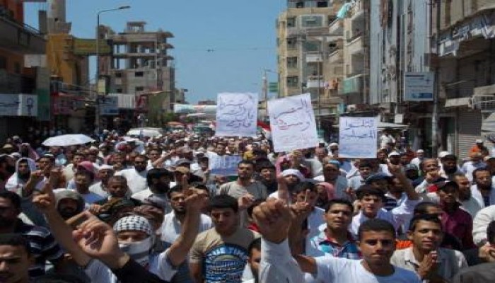 العريش تنتفض في مليونية كسر الانقلاب (صور)