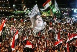 تظاهرة حاشدة  بمليونية «كسر الانقلاب» بالوادي الجديد