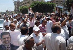 كفرالشيخ تخرج عن بكرة أبيها لرفض الإنقلاب وتأييدا للشرعية