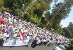 انطلاق آلاف المتظاهرين في  مسيرة حاشدة  من "الكيت كات" ضد الانقلاب العسكري