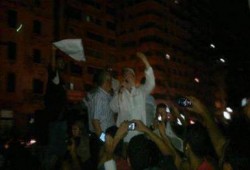 الشيخ سعيد عبد العظيم يقود مسيرة بالإسكندرية الآن