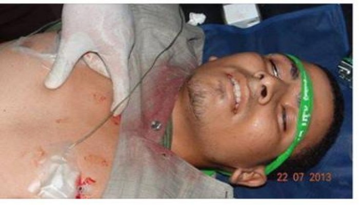 الشرطة تطلق النيران علي المتظاهرين أثناء عودتهم من مسيرة المطار