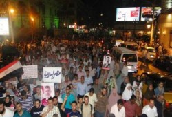 عشرات الآلاف في شوارع الاسكندرية رفضا للانقلاب العسكري الدموي