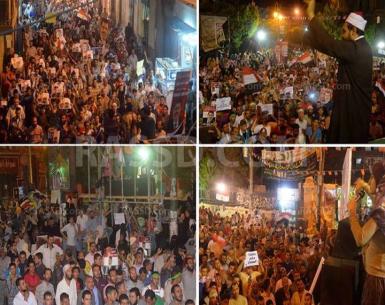 مئات الآلاف يناصرون الشرعية في المنيا