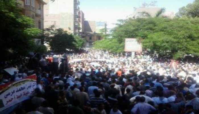 مئات الالاف بالمنيا ينتفضون دعما للشرعية ورفضا للانقلاب