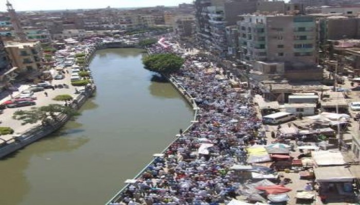 حشود غير مسبوقة في الفيوم  دعما للشرعية