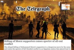 تلجراف: الجيش المصري يعبث بدماءالمصريين