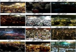 بث مباشر لمسيرات  فى عدد من المحافظات رفضه للانقلاب وتنديدا بأحدث المنصة