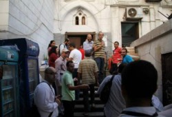 وفد من من منظمات حقوق الانسان المصرية يزور ميدان ‫‏رابعة‬ العدوية
