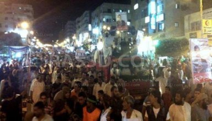 مسيرات بعشرات الآلاف تجوب مطروح دعما لمعتصمي رابعة والنهضة