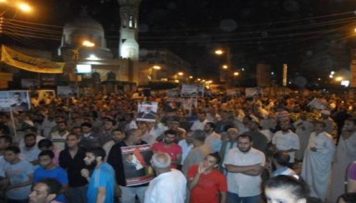 مسيرة حاشدة ببني سويف ضد الانقلاب العسكري الدموي