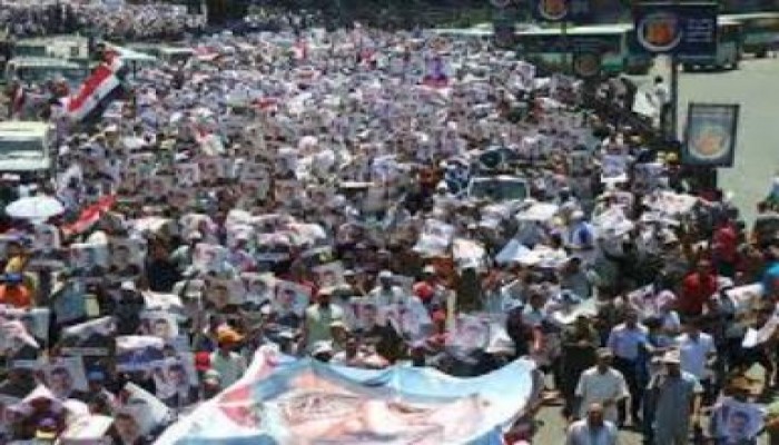 100 ألف متظاهر يصلون "النهضة" ضمن فعاليات مليونية "مصر ضد الانقلاب"