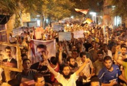 عشرات الالاف فى بني سويف ينتفضون دعما للشرعية