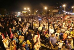 مسيرات ليلية بمحافظة السويس تأييد للشرعية ورفضا للعسكر في مليونية مصر ضد الانقلاب