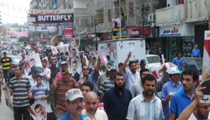 مسيرات حاشدة دعما للشرعية بكفر الشيخ