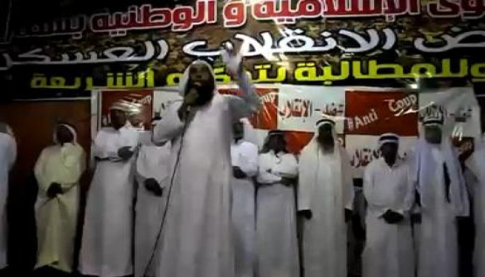 بالفيديو شيوخ القبائل العربية يدعمون الشرعية ويرفضون الانقلاب