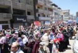 تظاهر الالاف بالمهندسين رفضا للانقلاب العسكري