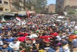 بالفيديو.. عشرات الآلاف يتظاهرون في مطروح رفضا للانقلاب الدموي