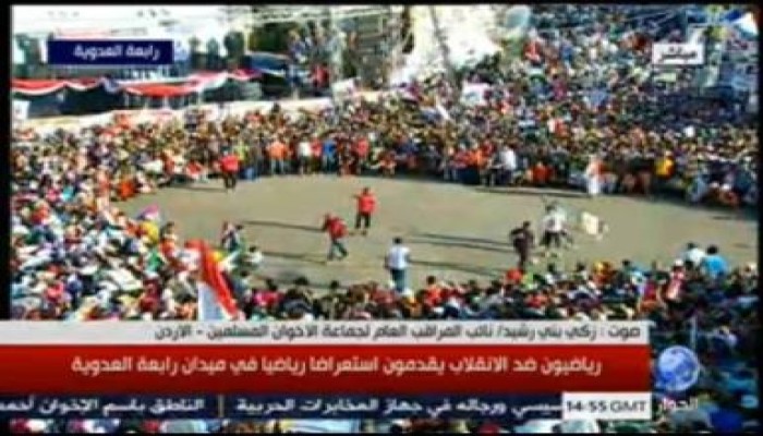 المعتصمون برابعة ينظمون دوري لكرة القدم بمشاركة نجوم الرياضة