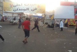 الهدوء يعود إلى رابعة والنهضة.. والمعتصمون يلعبون كرة القدم مع ظهور نور الصباح