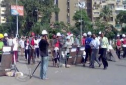 اللجان الشعبية تكثف تواجدها بميدان رابعة