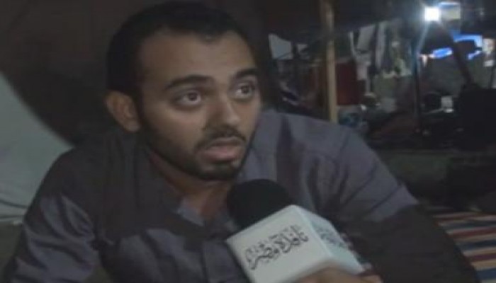 بالفيديو من داخل رابعة - تقرير نافذة مصر لرصد ردود أفعال المعتصمين حول تصريحات الداخلية