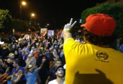 أولتراس دراويش يشعل حماس متظاهري الاسماعيلية